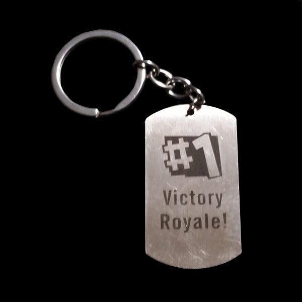 Placa Fortnite #1 Plateada