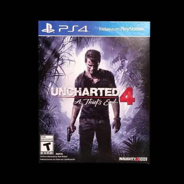 Uncharted 4 A Thief's End - Caja Cartón